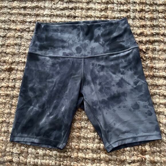 Lululemon Align High-Rise Short 8” Diamond Dye Grey Size 8 EUC - Picture 3 of 7